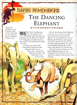 The dancing elephant