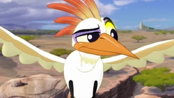 Ono scouts out a route for the herds to take.