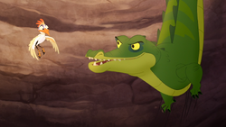 Ono helps rescue Makuu from a trap.