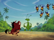 TBBONTBB Timon Pumbaa Buzz colony & praying mantis2