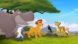 The Lion Guard reconciles with Tamaa.