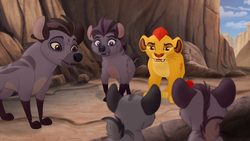 Kion meets Jasiri's clan.