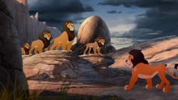 Scar turns on his Lion Guard.