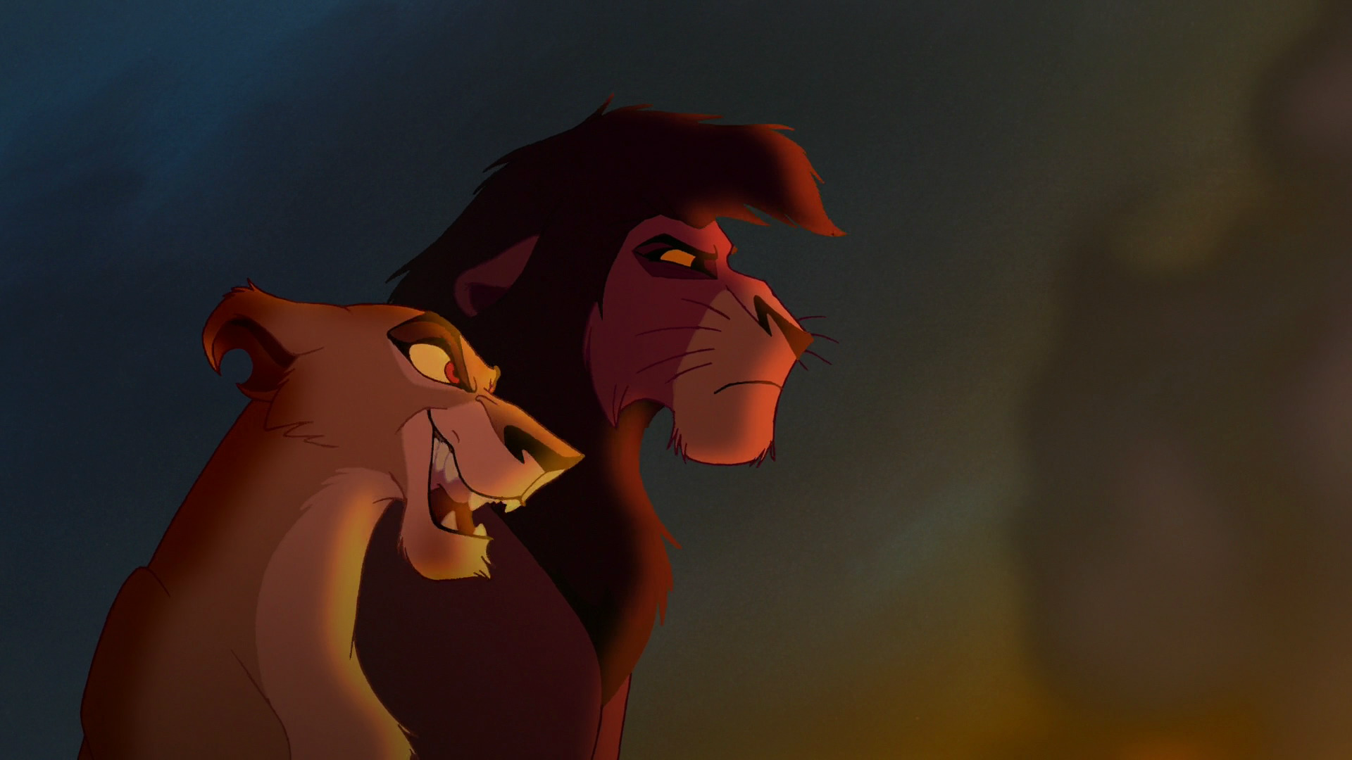 lion king scar and zira as cubs