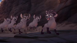 Hyena clans are typically led by a female.