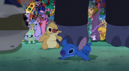 Timon and Pumbaa's cameo in Leroy and Stitch