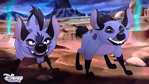 The Lion Guard and Zazu battle Janja's clan