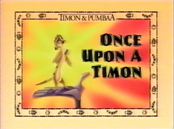 Once Upon a Timon original title card