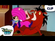 Timon casts a spell on the ghost in "Ghost Boosters"