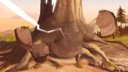 Kion uses the Roar to summon lightning.