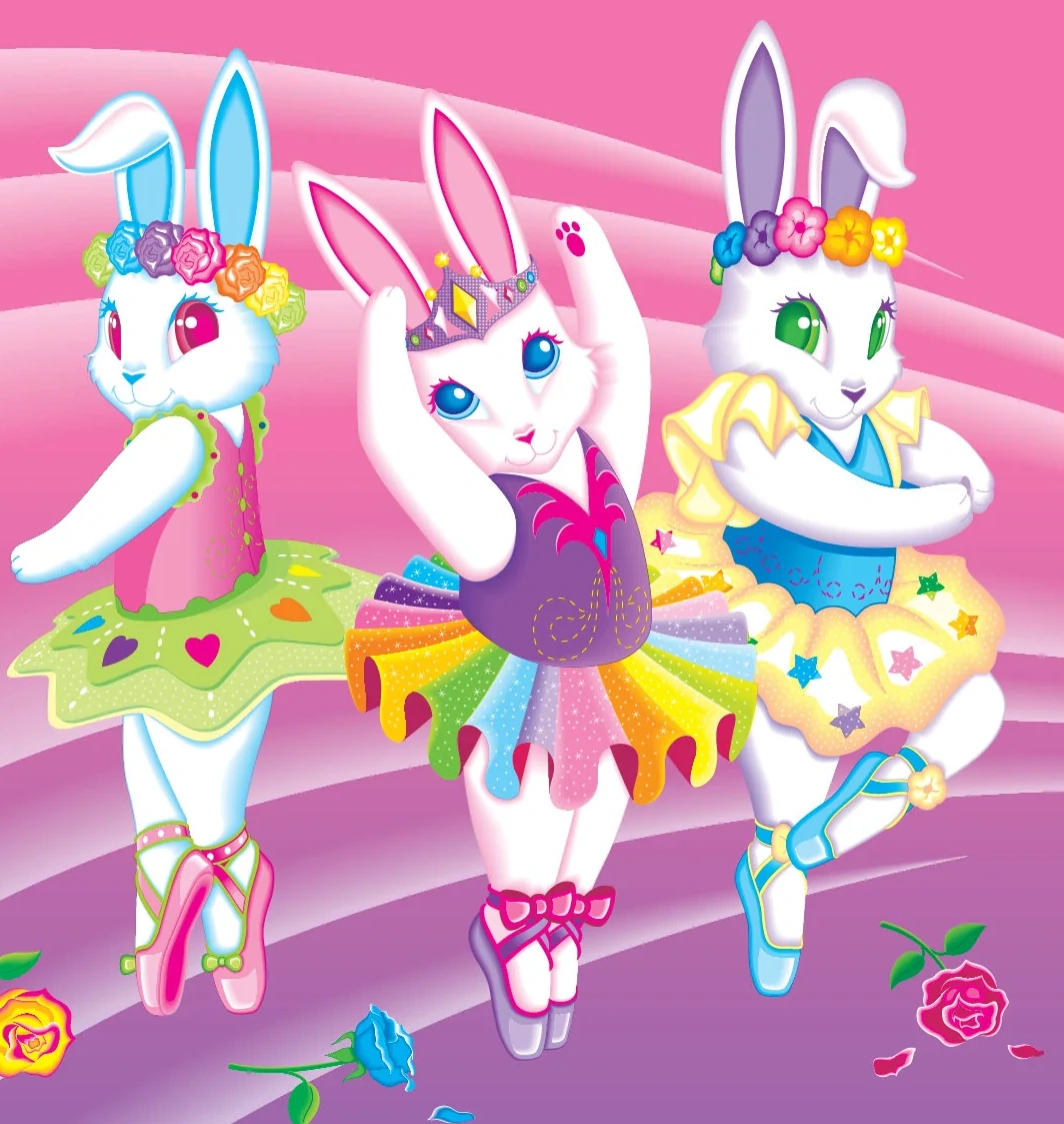 リサフランク バレリーナバニーバッグ lisa frank VTG 90s Lisa Frank Ballet Bunnies Plastic Backpack