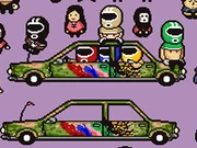 Unused Sprite of the Salvation Rangers in a car.