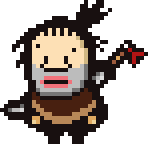 Buddy wearing the Hint Mask.