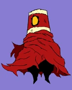 Concept art of Buckets' bio art in the art collection.