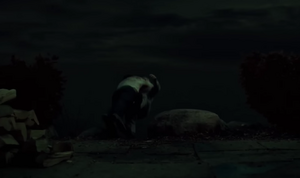 Will dragging Hannibal Lecter off of the cliff.