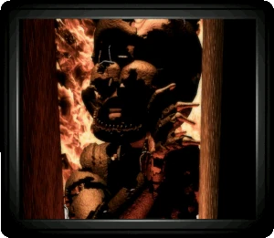 Afton/Scraptrap's second burning.