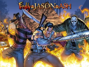 Freddy vs Jason vs Ash poster