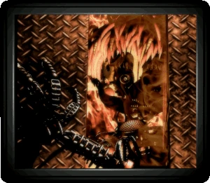 Scrap Baby burning.