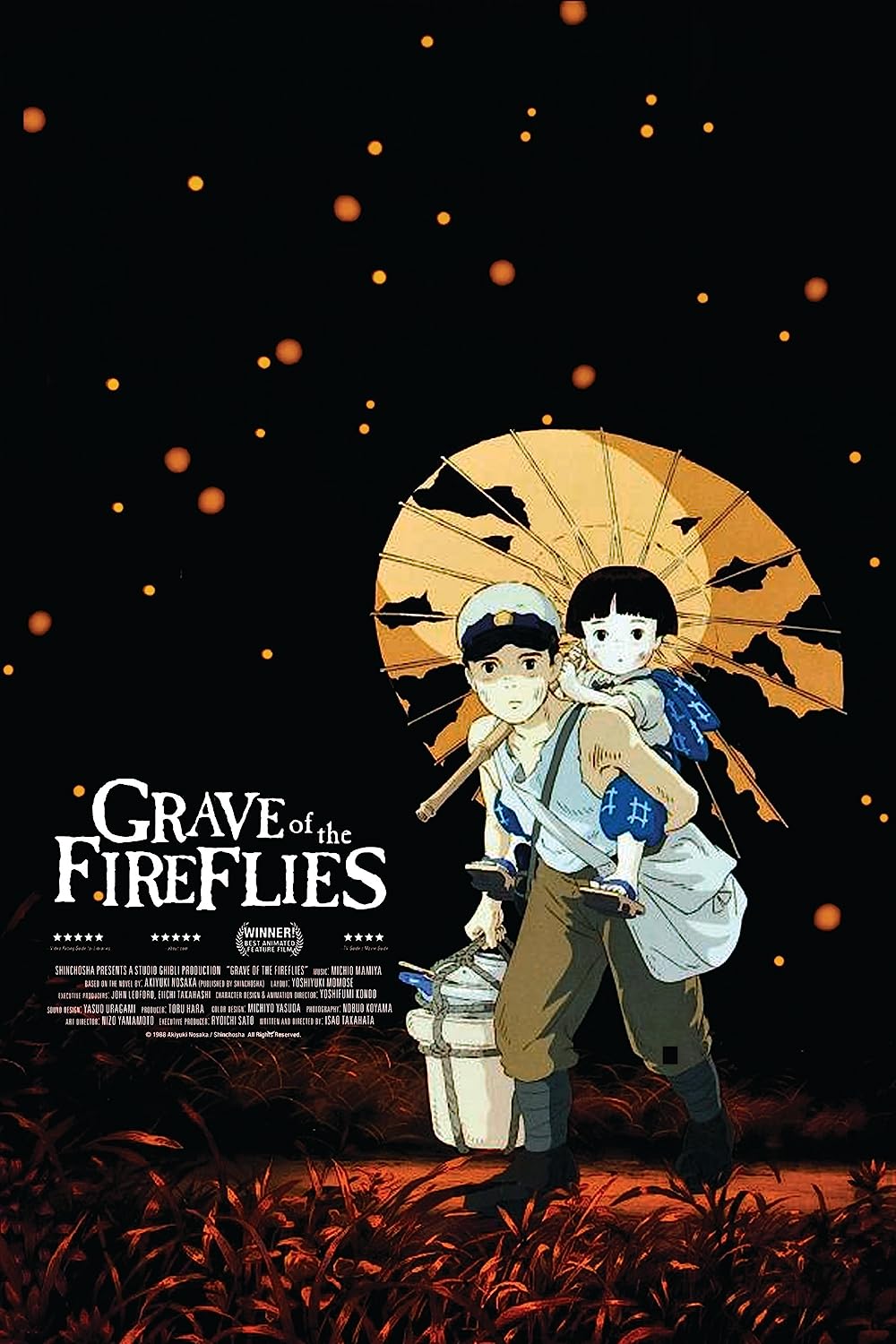 Grave of the Fireflies, Tropedia