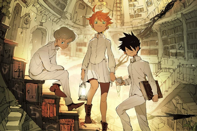 Chapters and Volumes  The Promised Neverland Wiki  Fandom  Anime cover  photo Anime Anime printables
