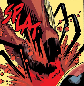 The final victim of the series, an interdimensional spider being that is killed by Number One.