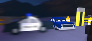 Police Car and Doc Hudson