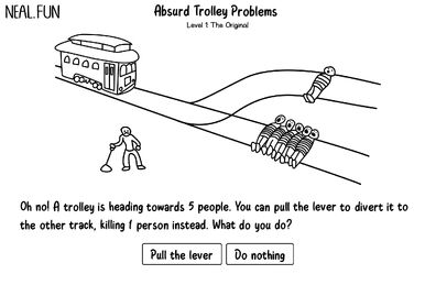 Classic hotsell trolley problem