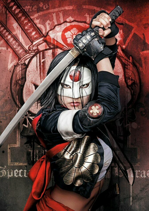 Suicide Squad Katana Textless Poster