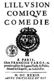 Première édition de la pièce en 1639[2]
