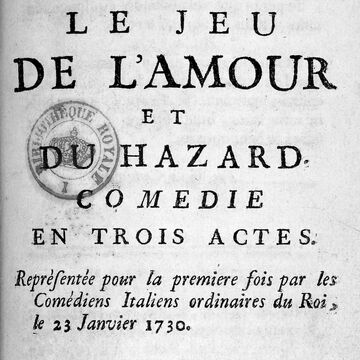 Le Jeu De L Amour Et Du Hasard Wiki Litterature Fandom
