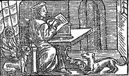 Gravure sur bois dans une édition de 1537.[3]