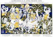 Illustration pour les 500 ans de Gargantua.[20]