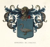 Armoiries de Racine, par Charles Millon de Montherlant[1]