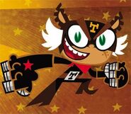 Manny Rivera (El Tigre: The Adventures of Manny Rivera) received his magic belt and title from his ancestor
