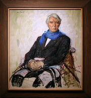 Carl Sandburg, 1961 by William Arthur Smith, Oil on canvas