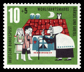 1961HänselAndGretelWestGermanStamp