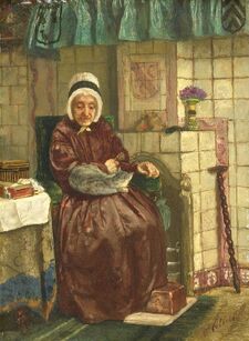 OldWomanByTheHearthAugustAllebé1875