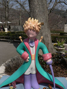 Statue of the title character from The Little Prince in Hakome, Japan