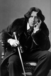 Oscar Wilde, photograph taken in New York in 1882.