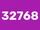 32768
