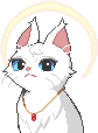 Little white cat sales