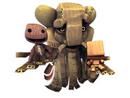 Larry Da Vinci With Sackboy And Sackbot