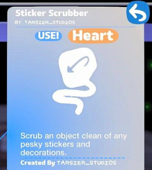 Sticker scrubber