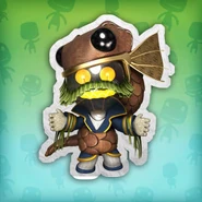 Captain Pud as a PS4 avatar.