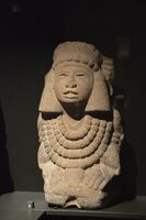 Aztec statue from Musée du quai Branly