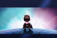Sackboy with the Hero Cape.