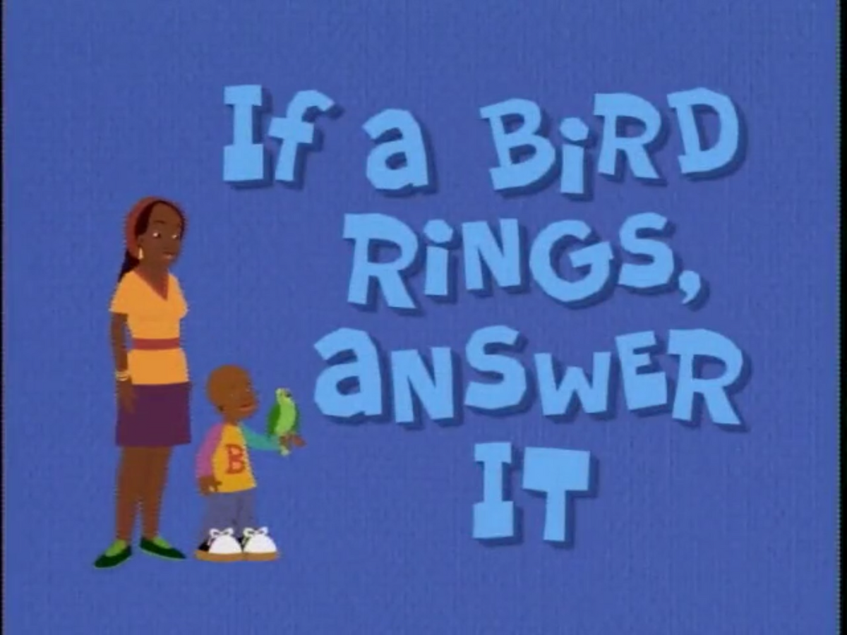 If a Bird Rings Answer It Little Bill Wiki Fandom