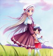 Kaya with her mother, Kud.