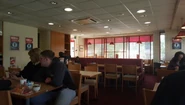 The interior of the Little Chef at Fourwentways