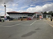 The building as a Welcome Break services